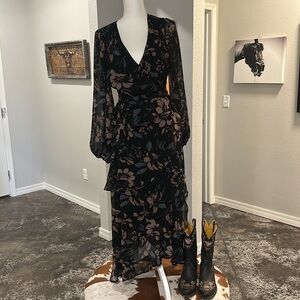 Floral Long Sleeve Dress